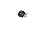 HPS 5/16" (8mm) ID Stainless Steel Cushion Loop Clamp (10pcs Pack) for Tube, Wire and Hose, Black Rubber EPDM