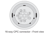 FuelTech CPC Circular Connector Kit 16-way Pin-out