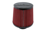 HPS Performance Red 3 inch Air Filter 6.5 inch Length 6 inch Base 5 inch Top HPS-4276-RED