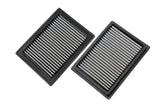 HPS Performance Drop-in Panel Air Filter Driver and Passenger Side Combo HPS-457369x2