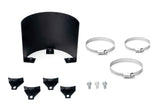 HPS Performance Universal Air Intake Filter Aluminum Heat Shield, Black, HSK-404