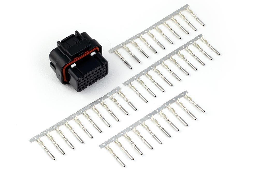 Plug and pins only - AMP 34 pin Key 2 - 4 Row 4 Key Superseal