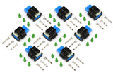 Plug and Pins Only - Ford Coyote 2nd Generation Ignition Coil Plugs - 2015-2017 (Set of 8)