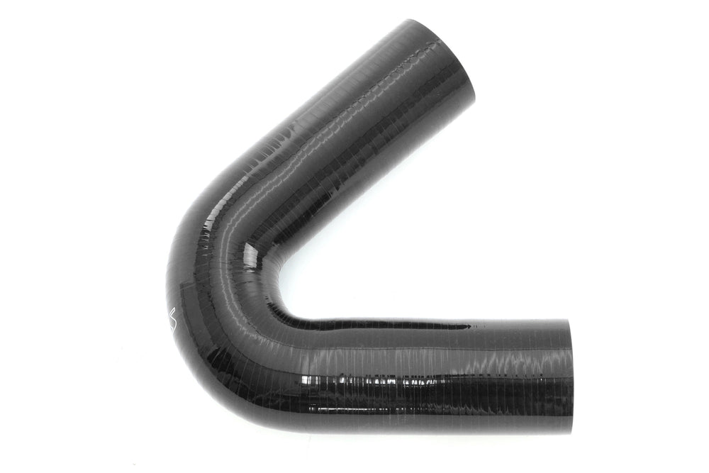 HPS 4 inch 102mm Silicone 135 Degree Elbow Coupler Hose High Temp 4-ply Reinforced Black