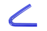HPS 3/8 inch 9.5mm Silicone 135 Degree Elbow Coupler Hose High Temp 4-ply Reinforced Blue