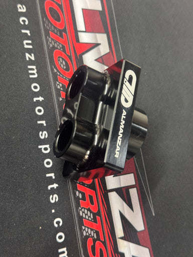 Almanzar Motorsports catch can breather bulk head block