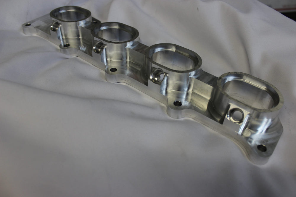 ASE Honda S2000 F20C F22C Billet Intake Flange  Dual Injectors