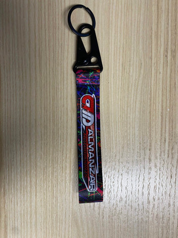 Almanzar Motorsports small keychain lanyard