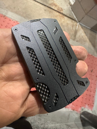 Almanzar Motorsport RFID wallet carbon fiber