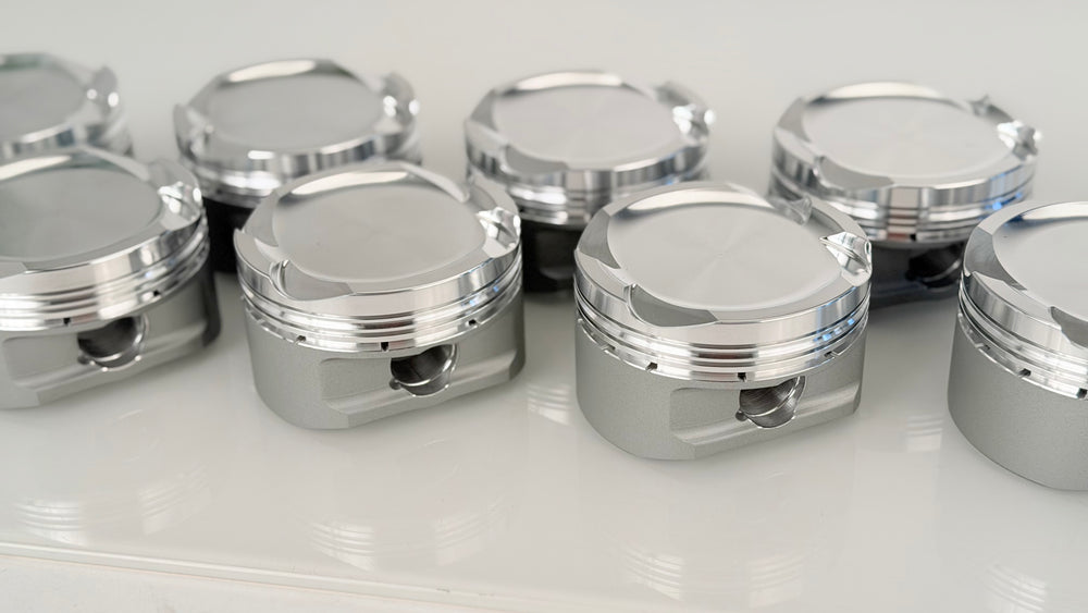 CP S63 Piston Set 89mm 9:3:1 CR for OE Liner Sleeve w/Upgraded Pins