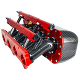 K-SERIES CARBON FIBER DUAL INJECTOR INTAKE MANIFOLD 20° PLENUM