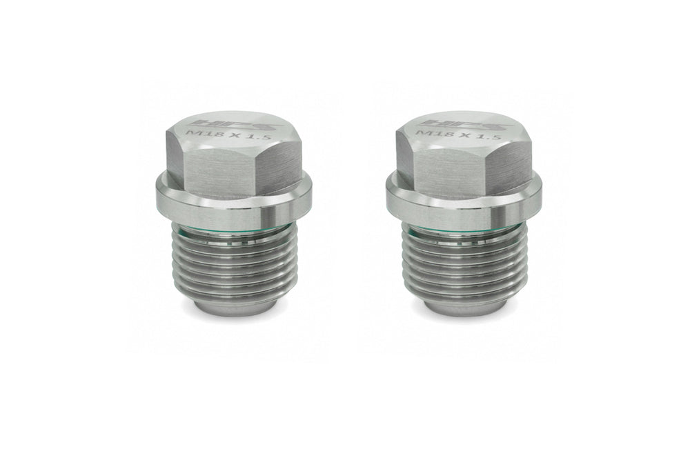 HPS Performance Stainless Steel Magnetic Oil Drain Plug Bolt 2pcs kit for Transmission Fill and Drain Plugs MDPK-102