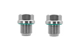 HPS Performance Stainless Steel Magnetic Oil Drain Plug Bolt 2pcs kit for Transmission Fill and Drain Plugs, MDPK-102