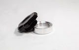 Autosports Engineering Billet Reservoir Cap & Bung- Anodized Black