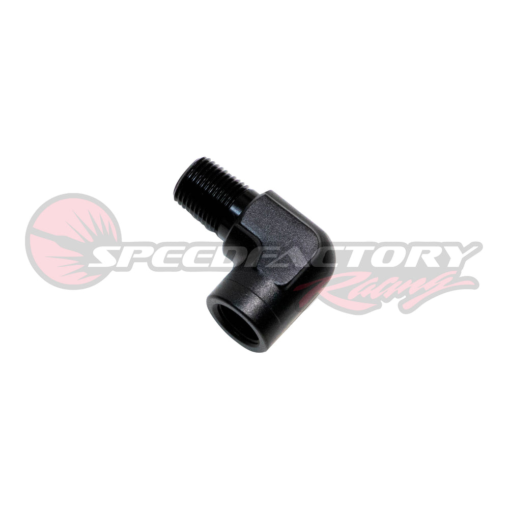 SpeedFactory Racing 1/8" NPT Female to 1/8" NPT Male 90 Degree Adapter Fitting