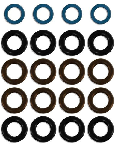 Seal kit for Fuel Injector Clinic  Nissan 240SX 11mm Injectors top feed style injectors (slk-181)