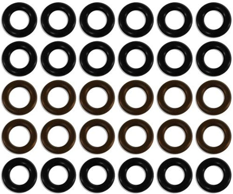 Universal seal kit for 6 cyl Fuel Injector Clinic injectors w/14mm seals (slk-univ-14mm-x-6)