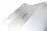 HPS Performance Aluminum Rear Skid Plate Undertray Protection Shield, Polished, SP-102P