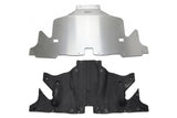 HPS Performance Aluminum Rear Skid Plate Undertray Protection Shield, Polished, SP-102P