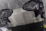 HPS Performance Aluminum Rear Skid Plate Undertray Protection Shield, Polished, SP-102P