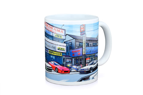 MUG WHITE S13/FC3S/AE86 90'S TUNING SHOP JAPAN
