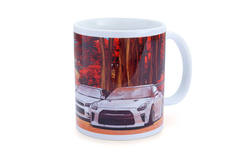 MUG WHITE GT-R AUTUMN NAGANO FOREST