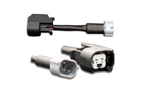 Set of 4 US Car/EV6 (female) to Denso (male) injector plug adaptors (padputod4s)