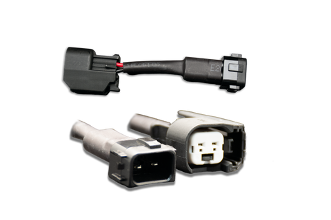 Set of 4 US Car/EV6 (female) to Honda OBD2 (male) injector plug adaptors (padputoh4s)