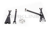 Adjustable tubular front race wishbones with modified kinematics MQB Audi RS3 S3 A3 8V Golf Mk7 Seat Leon 5F