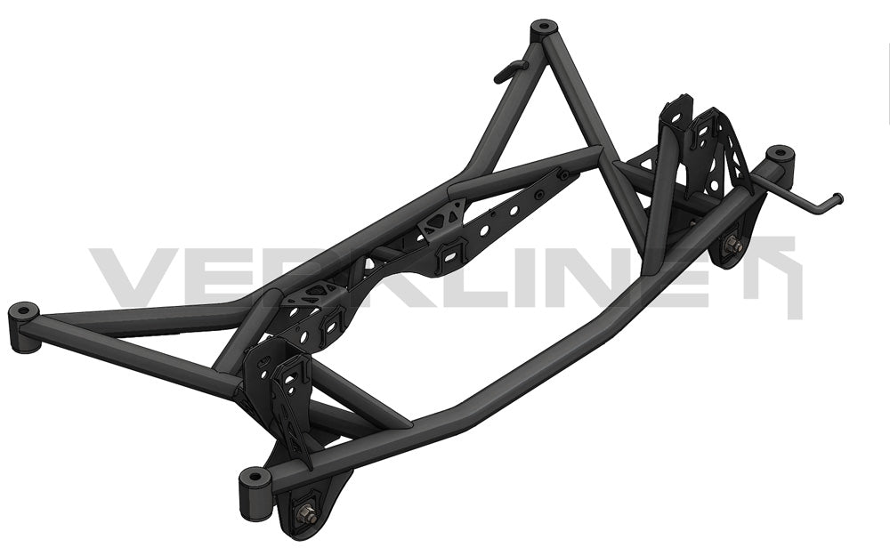 Rear Lightweight Tubular Subframe for FWD cars - VAG A3 TT Golf Mk5 Mk6 Mk7 Sirocco Seat Leon