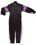 RaceQuip Purple Trim SFI-1 JR. Suit - Kids Small