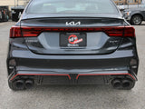 aFe 22-24 Kia Forte GT 1.6L 3in-2.5in 304 Stainless Steel Axle-Back Exhaust w/ Carbon Fiber Tips