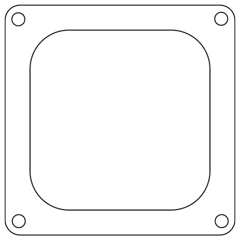 Cometic Holley 4500 Dominator .047in Fiber Carburetor Gasket - 4.775in x 4.775in - Open Plenum