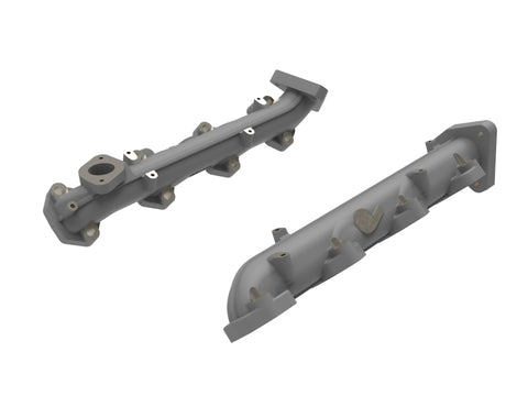 aFe BladeRunner Ported Ductile Iron Exhaust Manifold Ford Diesel Trucks 11-14 V8-6.7L (td)
