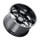 Weld Granada 8 20x10 / 8x180 / 4.75 BS / 124.3 HB - Gloss Black Milled - Non-BL Wheel