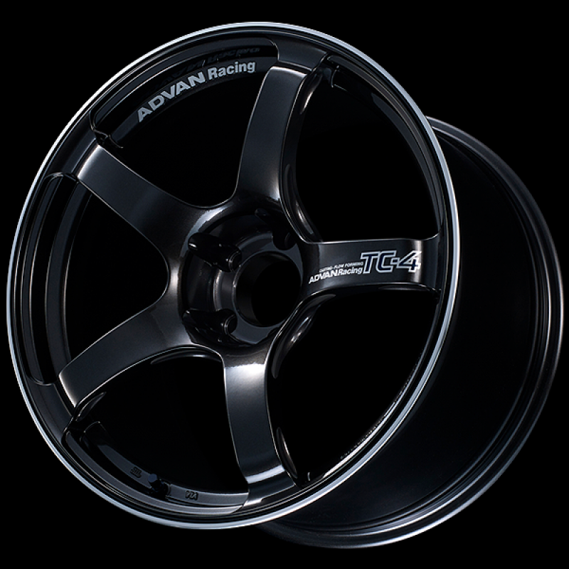 Advan TC4 16x7.0 / +35 Offset / 4x98 / 58mm Bore / Black Gunmetallic and Ring