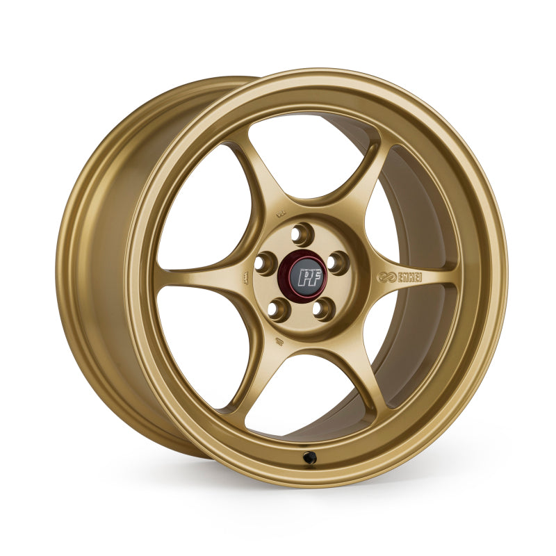 Enkei PF06 17x7.5in 5x100 BP 45mm Offset 75mm Bore - Gold Wheel