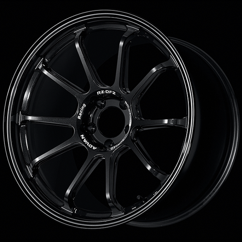 Advan RZ-DF2 19x8.5 / +45 Offset / 5x114.3 / 73mm Bore / Racing Titanium Black