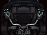 AWE 2024 Ford Mustang GT Fastback S650 RWD Track Edition Catback Exhaust w/ Quad Chrome Silver Tips