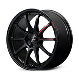 Gram Lights 57NR LIMITED II 18x7.5 +42 5-112 Semigloss Black Wheel w/ Black Cap/Stickers/Air Valve