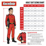 RaceQuip Red SFI-5 Suit - Medium Tall