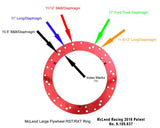 McLeod Racing RST HD Twin - For Large Diameter Flywheel - Red Ring - 1-1/16 x 10 Spline