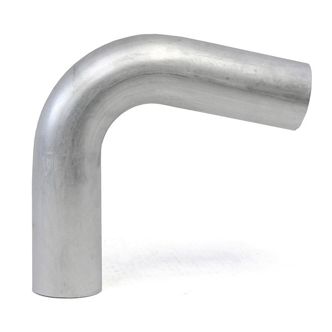 HPS 4.5 inch OD 100 Degree Bend 6061 Aluminum Elbow 15 Gauge w/ 6 inch CLR