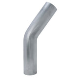 HPS 2.5 inch OD 35 Degree Bend 6061 Aluminum Elbow 16 Gauge w/ 4 inch CLR