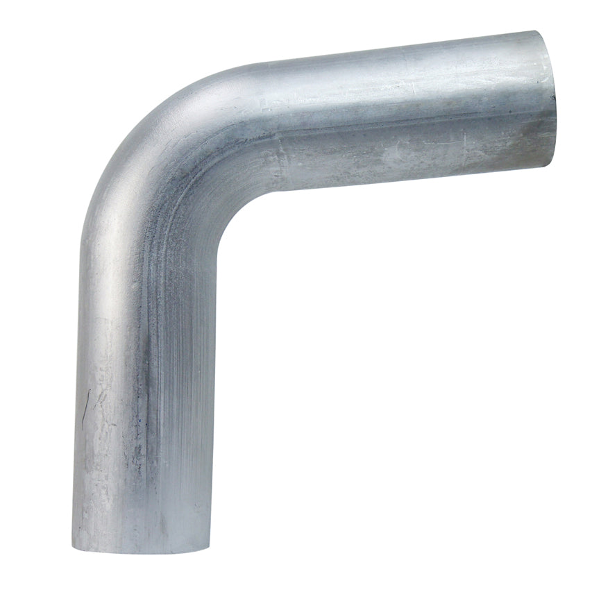 HPS 3 inch OD 80 Degree Bend 6061 Aluminum Elbow 16 Gauge w/ 3 inch CLR