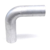 HPS 3.25 inch OD 90 Degree Bend 6061 Aluminum Elbow 16 Gauge w/ 3 1/2 inch CLR