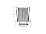 aFe Magnum FORCE Intake Replacement Air Filter w D2 Dura-Dry Media 3-7/8in F x8in B x7in T x8in H