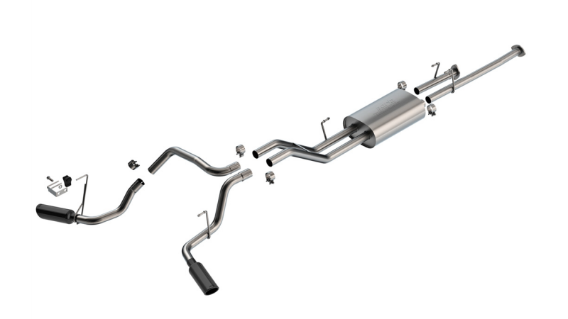 Borla 07-21 Toyota Tundra 4.6L/5.7L Cat-Back Touring SS Catback Exhaust w/ Black Chrome Tips