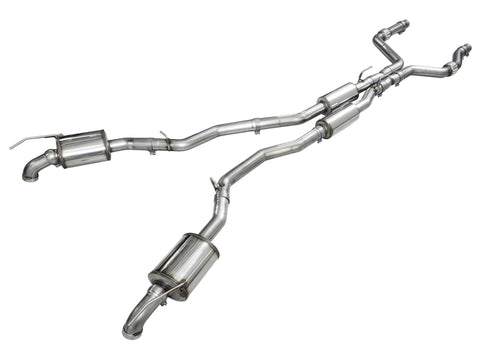 AWE Tuning 2021+ Ford Explorer Tremor 3.0TT 0FG Dual Rear Exit Exhaust w/ Bash Guard
