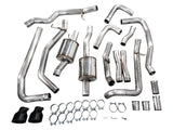 AWE Tuning 2025+ RAM 1500 RHO 3.0 I6 TT 0FG Dual Rear Exit Cat-Back Exhaust - Diamond Black Tips